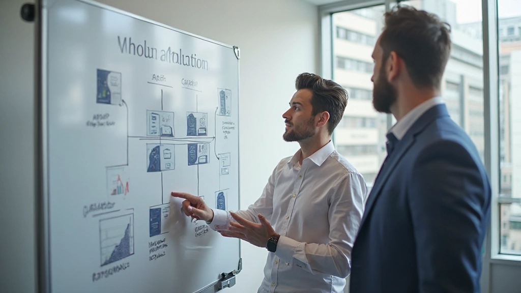 Инфографика структуры информационной архитектуры криптовалютной платформы